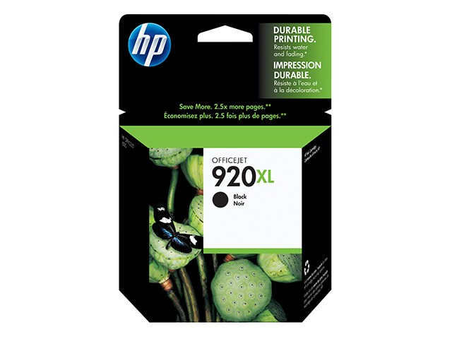 HP 920XL Black High Yield Original Ink Cartridge CD975AN