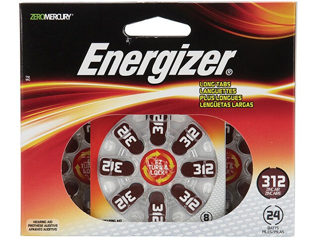 Energizer Hearing Aid 312 24 Pack