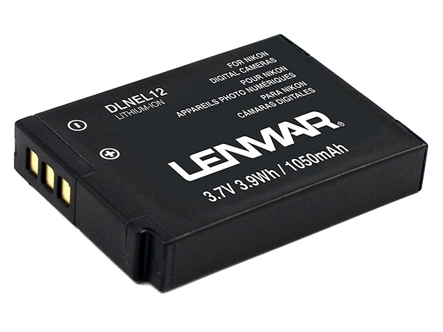 Lenmar DLNEL12 Replacement Battery for Nikon EN EL12