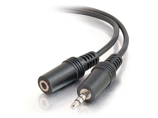 C2G 40405 0.46m 1.5ft 3.5mm M F Stereo Audio Extension Cable