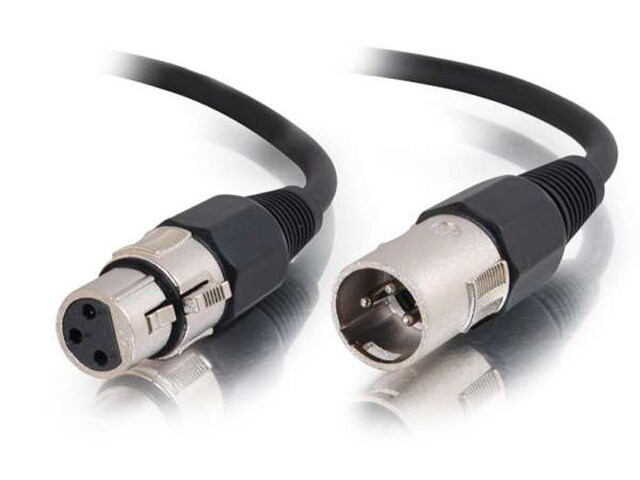 C2G 40061 7.6m 25ft Pro Audio XLR Male to Female Cable