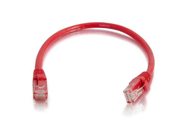 C2G 31345 1.5m 5ft Cat6 Snagless Unshielded UTP Network Patch Cable Red