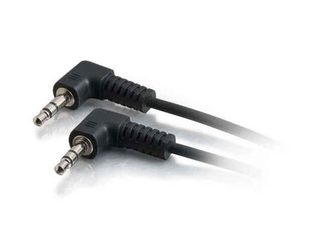 C2G 40586 7.6m 25ft 3.5mm Right Angled M M Stereo Audio Cable