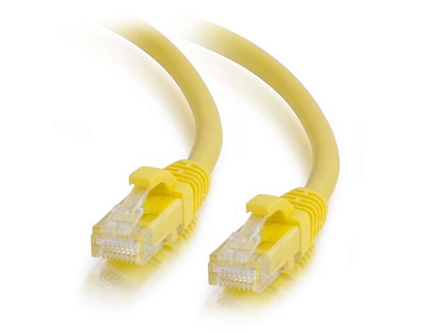 C2G 15216 7.6m 25 Cat5e Snagless Unshielded UTP Network Patch Cable Yellow