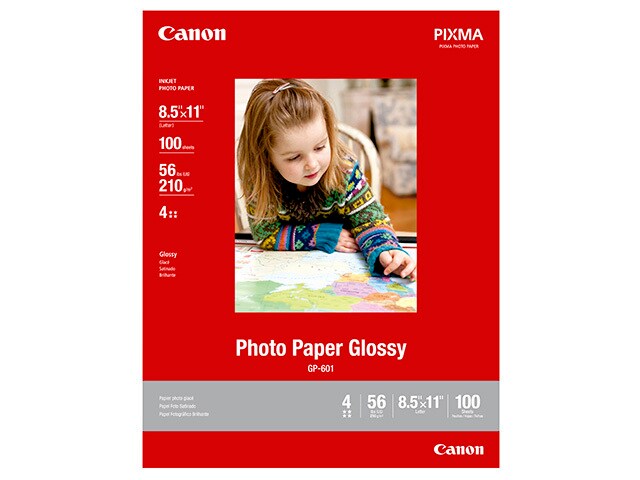 Canon GP 601 8.5 quot; x 11 quot; LTR Glossy Photo Paper 100 Sheets