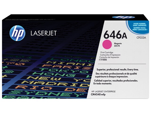 HP 646A CF033A Magenta Original LaserJet Toner Cartridge