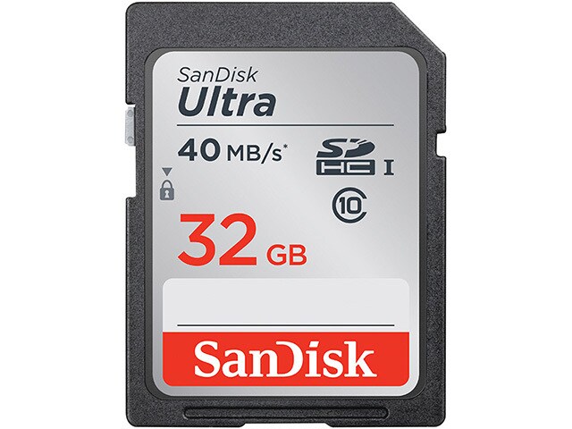 SanDisk 32GB Ultra SDHC UHS I Class 10 Memory Card