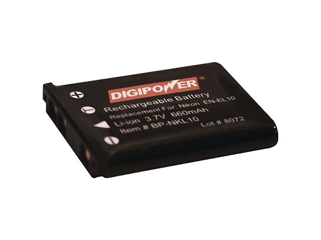 Digipower BPNKL10 Replacement Li Ion Battery for Nikon EN EL10