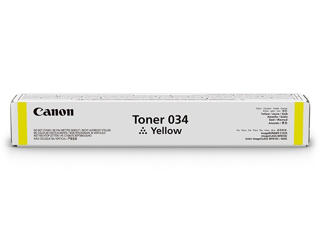 Canon 034 Toner Cartridge Yellow