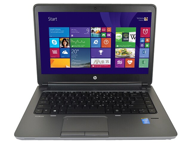 HP ProBook 640 G5U57UP ABA 14 quot; Laptop with IntelÂ® i5 4200M 320GB HDD 4GB RAM Windows 8 Black Refurbished