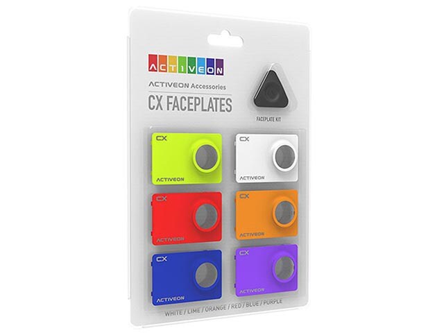 ACTIVEON Colour Faceplates for CX Action Camera