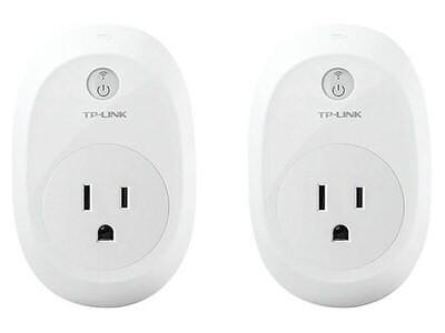 TP-LINK HS110KIT Wi-Fi Smart Plug with Energy Monitoring - 2-Pack