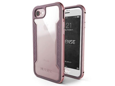 Étui Defense Shield X-Doria pour iPhone 7/8 - Rose or