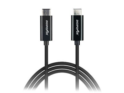 Câble de recharge et de synchronisation USB C à USB C de 1 m (3,3 pi) SP-CC1-PD5A de Digipower – noir