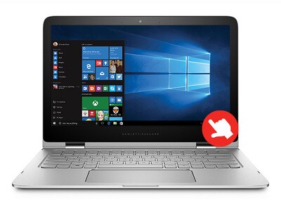 HP Spectre x360 13-4150ca 13.3” Convertible Laptop with Intel® i7-6500U, 512GB SSD, 8GB RAM & Windows 10 Home - Silver