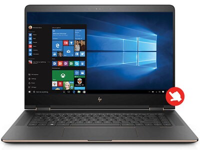 HP Spectre x360 15-bl010ca 15.6" Convertible Laptop with Intel® i7-7500U, 256GB SSD, 16GB RAM & Windows 10