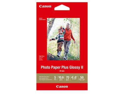 Canon PP-301 4x6 Photo Paper Plus Glossy - 50 Sheets
