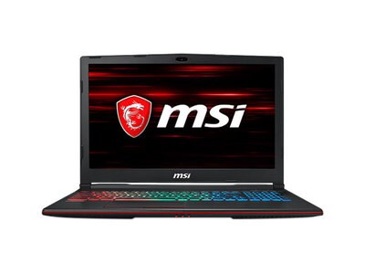 Ordinateur portable de jeu 15,6 po GP63 8RD-048CA Leopard de MSI avec processeur i7 8750H d’Intel®, GTX1050TI, mémoire de 16 Go, disque SSD de 128 Go, lecteur de disque dur de 1 To et Windows10 - noir