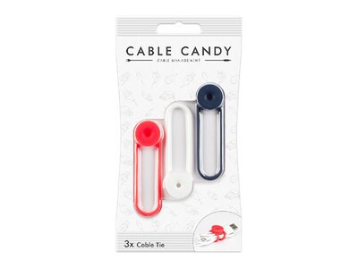 Attaches pour câbles de Cable Candy – couleurs variées