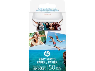 HP ZINK® Sticky-backed 2” x 3” Photo Paper - 50 Sheets