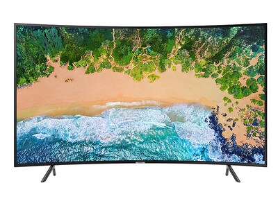 Téléviseur intelligent à DEL incurvé 4K Samsung NU7300 de 55 po