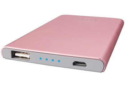 Vital 4000mah Super Slim Power Bank Rose Gold