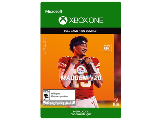Madden NFL 20 (Code Electronique) pour Xbox One
