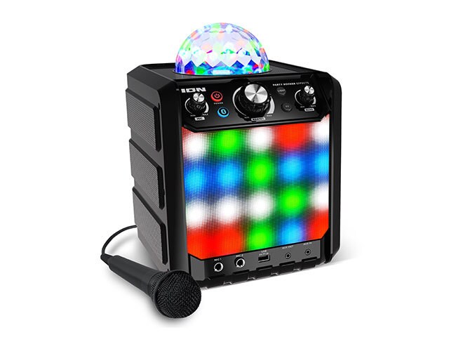 Haut-parleur karaoké avec son et lumière colorés parfait pour les  performance