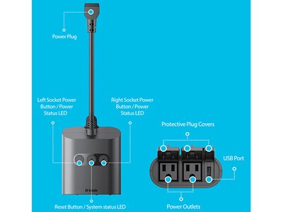 D-Link Indoor/Outdoor WiFi Smart-Plug Control Kit, (DSP-W328KT) – D-Link  Systems, Inc