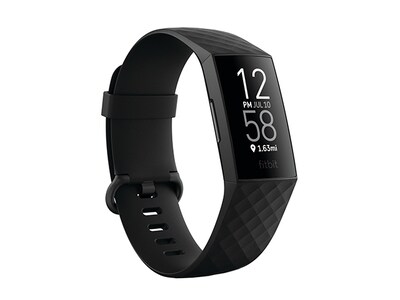 Bracelet d'activité Charge 4 de Fitbit® - noir - P/G