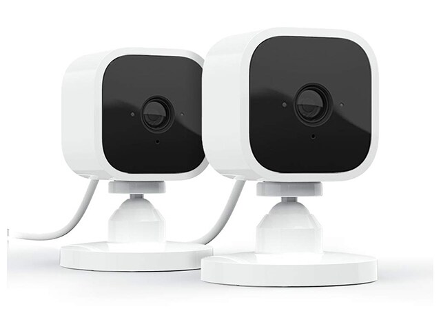Amazon Blink Mini Compact 1080p HD indoor 2-Camera - White