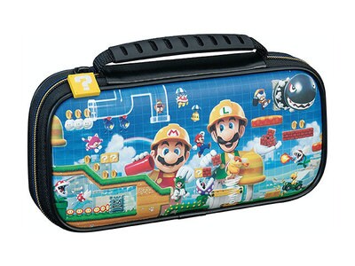 Étui de transport de luxe Game Traveler de RDS pour Switch Lite - Mario Maker 2