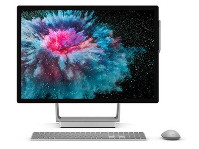 Ordinateur de bureau tout-en-un 28 po Surface Studio 2 LAK-00001 de Microsoft avec processeur i7-7820HQ d’Intel®, disque SSD de 1 To, MEV de 16 Go, carte vidéo NVIDIA GTX1060 et Windows 10 Pro - anglais