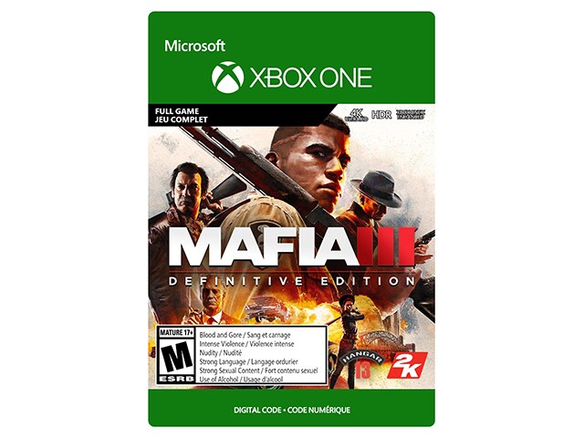 Mafia III: Definitive Edition (Code Electronique) pour Xbox One