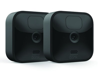 Ensemble de 2 caméras de sécurité HD sans fil 1080p pour l'extérieur à  l'épreuve des intempéries Blink Outdoor d' - emballage de 2
