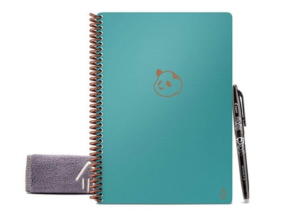 Rocketbook Panda Planner Executive Reusable Smart Notepad - 36 Pages - Neptune Teal