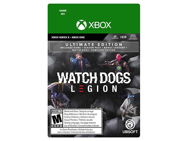 Watch Dogs Legion Ultimate Edition (Code Electronique) pour Xbox Series X/S & Xbox One