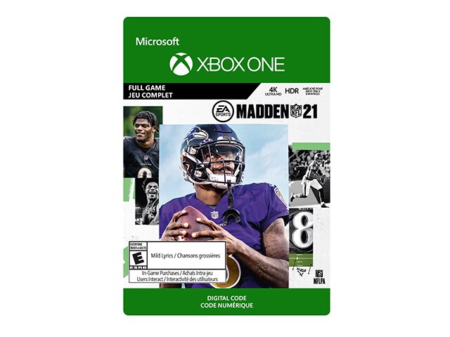 Madden NFL 21: Standard Edition (Code Electronique) pour Xbox One