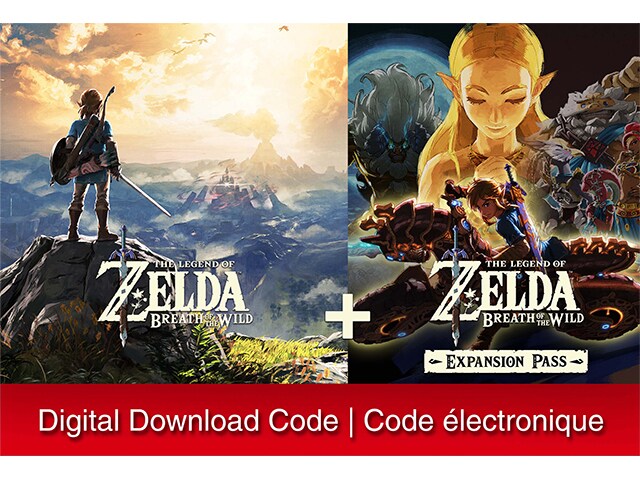 The Legend of Zelda: Breath of the Wild + Expansion Pass Bundle (Code Electronique) pour Nintendo Switch