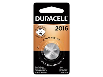CR2016, pile bouton Duracell Electronics, Pile Lithium pour
