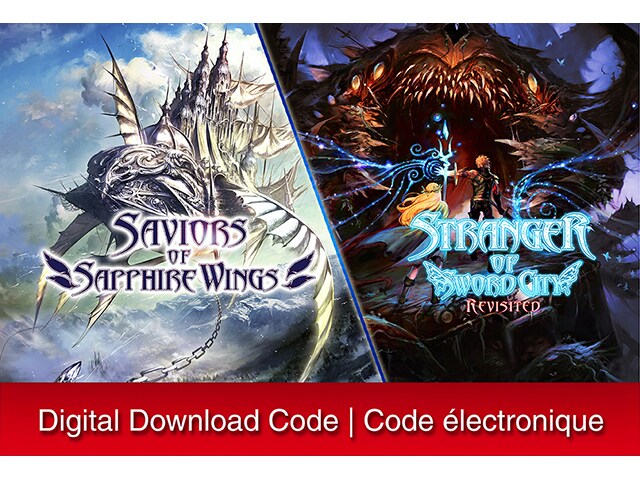 Saviors of Sapphire Wings / Stranger of Sword City Revisited (Code Electronique) pour Nintendo Switch