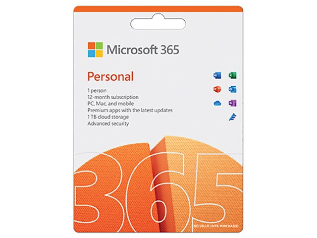 Microsoft 365 Personal (PC/Mac) - 1 User - 1 Year | Galeries de la Capitale  Mall