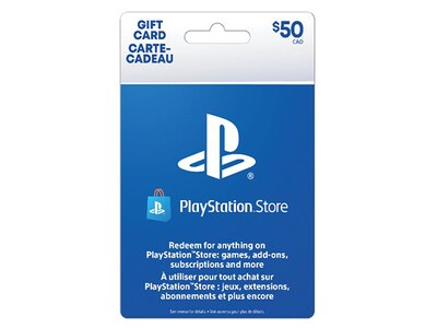 $50 PlayStation Store Gift Card - CANADA [Digital Code] 