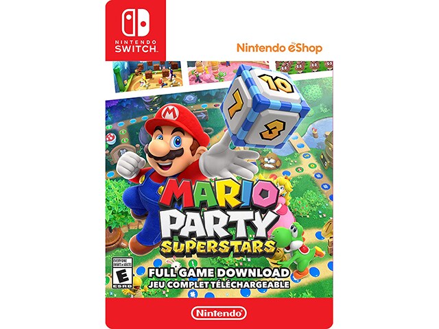 Nintendo Switch w/ Super Mario Party (Full Game Download) - Bundle