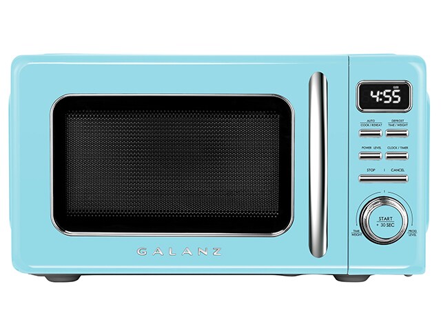 Galanz 0.7 cu.ft. Retro Microwave - Bebop Blue