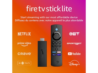 Fire TV Stick Lite(Gen 2) With Alexa Voice Remote Lite - Black