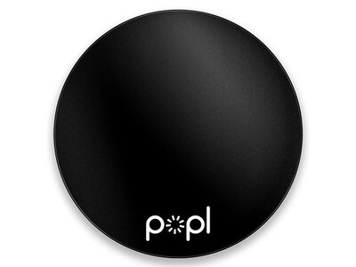 Popl Flat Digital Business Card - Black