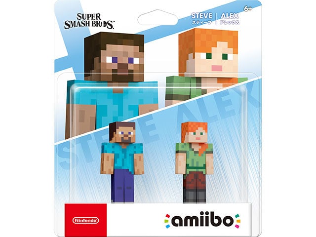 Nintendo amiibo™ - Steve & Alex paquet de 2 - Série Super Smash Bros.™