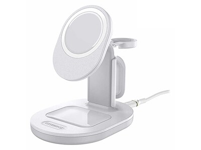 OtterBox 3 in 1 MagSafe Wireless Charging Station - White