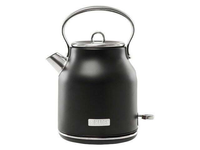 Haden Heritage 75095 1.7L Electric Kettle - Black and Chrome